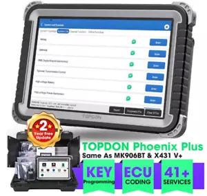 TOPDON Phoenix Plus2 Car Full System Diagnostic Scanner Bidirectional Scan Tool - Picture 1 of 14