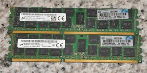 32GB (2X16GB) MICRON MT36KSF2G72PZ-1G4E1HI 2RX4 PC3L-10600R SERVER MEMORY A4-9 - Picture 1 of 2
