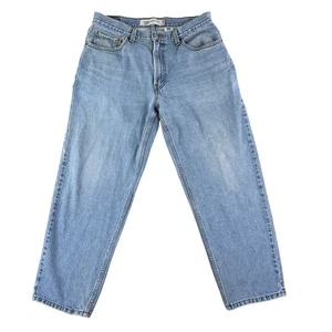 Pantalones de mezclilla holgados sueltos vintage Levis para hombre 34x30 azul 560 patín desvanecido Y2K - Imagen 1 de 10