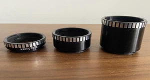 M42 Mount Extension Tubes (Mayfoto) - Zenit / Praktica / Pentax - Japan - Picture 1 of 9