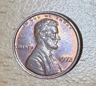 1972 Lincon Penny with Doubled Die 8# - Image 1 of 4