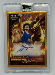 Shaedon Sharpe - 2021 Bowman U Heat Check Orange Refractor SSP /25 BLAZERS - Bild 1 von 2
