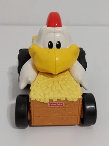 B21~ Vintage Fisher Price Shake N Go Chicken Car w/ Sounds - Picture 1 of 8