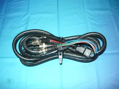 VGA DE15 to RGBHV 5 Jack BNC Cable 8 Foot Used Good Tested Projectors Monitors - Image 1 of 2