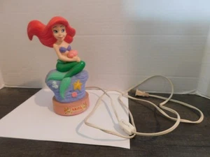 Vintage Walt Disney The Little Mermaid Ariel Night Light Lamp Works - Picture 1 of 4