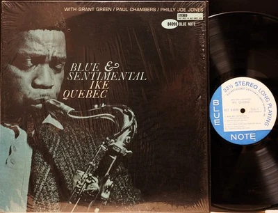IKE QUEBEC "BLUE & SENTIMENTAL" BLUE NOTE BST84098 LIBERTY RVG EX/EX Grant Green - Image 1 of 4