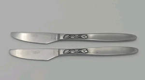 Vintage  Amefa Silver   TULIP TIME  Stainless Steel  Dinner Knives  HOLLAND 2  - Picture 1 of 7