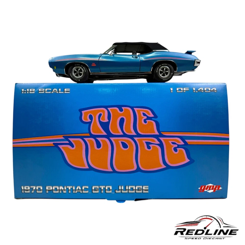 🇺🇸🇺🇸🇺🇸GMP  1970 Pontiac GTO The Judge Dark Blue  1:18 B3🇺🇸🇺🇸🇺🇸 - Image 1 of 4
