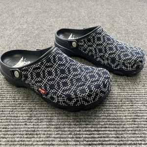 Zoccoli Crocs Classic All-Terrain Levis Sashiko taglia 12 denim lavaggio scuro 208917-410 - Foto 1 di 9