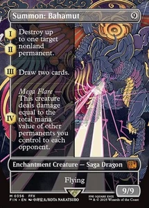 MTG SUMMON: BAHAMUT 356 EXC - INVOCAZIONE: BAHAMUT - FIN X EN - MAGIC - Picture 1 of 1