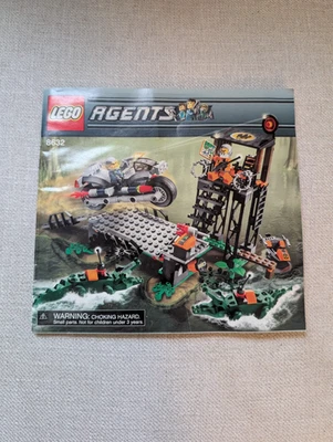 LEGO Agents 8632 2008 manual de instrucciones del constructor folleto solo usado Foto 1 de 2