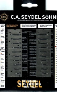 Seydel Session & Session Steel Harmonica REPLACEMENT STEEL REEDPLATES Pick a Key - Picture 1 of 2