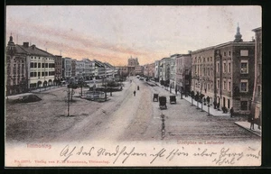 Tittmoning, Stadtplatz mit Laufnertor, Ansichtskarte - Picture 1 of 2