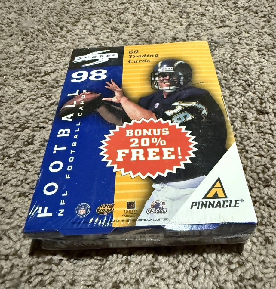 1998 Score Football Box Unopened Sealed 60 Cards Possible Peyton Manning RC? M50 - Image 1 of 4