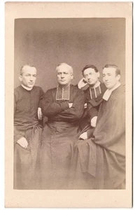 Freres Montagnoux Missionnaires de St-François-de-Sales Photo CDV 1870 religiosa - Imagen 1 de 2