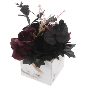  Centros de mesa Halloween flores artificial combinación realista - Imagen 1 de 19