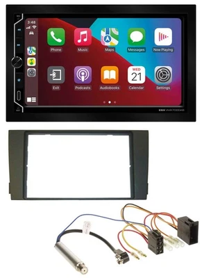ESX 2DIN DAB USB MP3 Bluetooth Autoradio für Audi A6 C5 2001-2005 ISO - Bild 1 von 4
