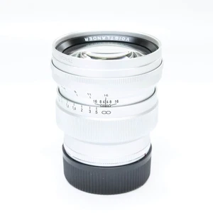 Voigtlander NOKTON 75mm F/1.5 Vintage Line Asph VM Silver -Near Mint- #478 - Picture 1 of 12