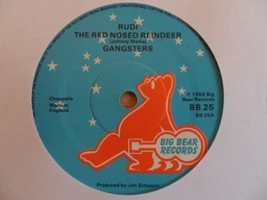 Gangsters - Rudi The Red Nosed Reindeer  (7" Vinyl) - Bild 1 von 2