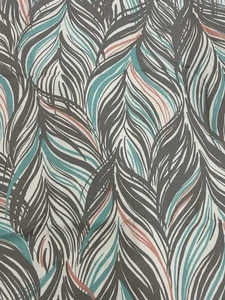 Richloom Original Blattdruck Polster/Vorhang Stoff 2-1/3 Yds + lg Scrap Grey - Bild 1 von 7