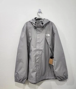 The North Face Men's Full Zip Antora Rain Wind Jacket Hooded 3XL Meld Gray NWT - Picture 1 of 8