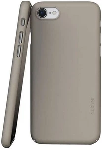 Etui na telefon NUDIENT do iPhone 7 8 SE - gliniany beż, elegancka ochrona - Zdjęcie 1 z 5