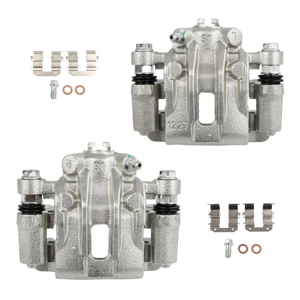 For 2010 2011 2012 2013 Kia Forte Koup Rear Pair Brake Calipers w/Bracket Foto 1 de 1