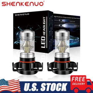 6000k 5202 High Power LED Fog Light Daytime Running Light Bulbs for Jeep Compass - Picture 1 of 9
