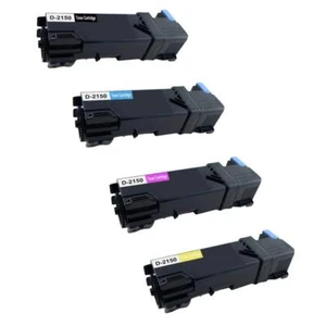 4 cartuchos de tóner para Dell 2150cdn 2150cn 2155cdn 2155cn - Imagen 1 de 5