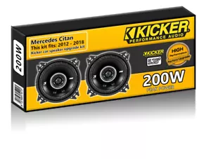 Mercedes Citan Vorne Tür Lautsprecher Kicker 13.3cm 13cm Auto Satz 200W - Bild 1 von 1