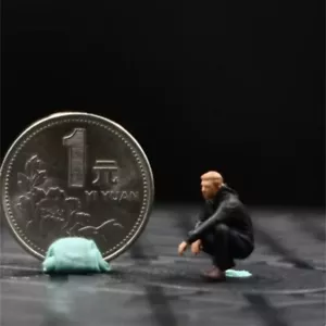 Fotografia di strada 1:64 modello maschile scena gentiluomo miniature figure auto giocattoli - Foto 1 di 4