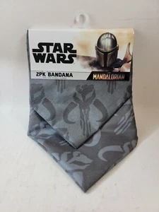 Disney Star Wars The Mandalorian 2pk. Bandana Scarf Set.. New - Foto 1 di 6