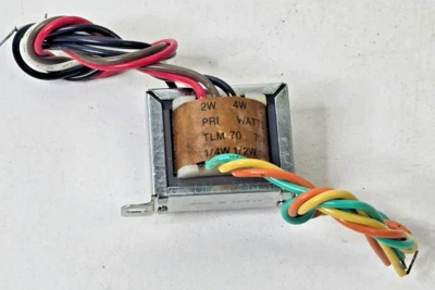 TLM 70 Transformer 4 Watt 70V 8 Ohm Audio Transformer - Image 1 of 4