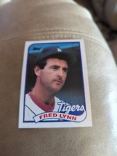 Fred Lynn Baseball Card -- 1989 Topps #416 -- Detroit Tigers