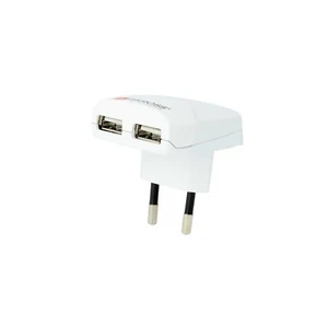 Skross Euro Dual Port USB White Travel Charger - Photo 1 sur 4