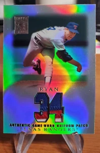 2001 Topps Tribute Game Patch-Number Relics #RPNNRR Nolan Ryan /30 GORGEOUS!!! - Picture 1 of 3