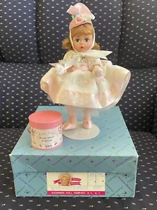 "Muñeca vintage Madame Alexander 8"" con caja y soporte 31057 Wendy lo hace especial" - Imagen 1 de 11