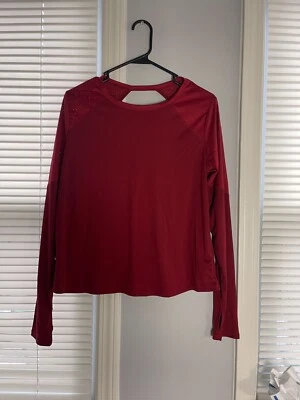 Champion C9 女式训练长袖网眼运动衬衫 M 状况良好 — 第 1/4 张图片