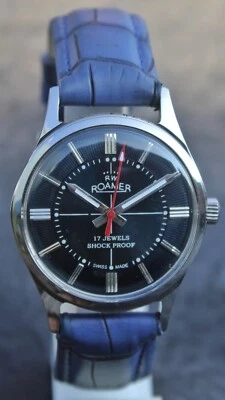 Roamer Vintage Swiss Made 17 Jewels FHF ST96 Mechanical Hand Wind Wristwatch - Image 1 of 4