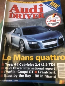 Audi Driver Magazine November 2003 - Bild 1 von 6