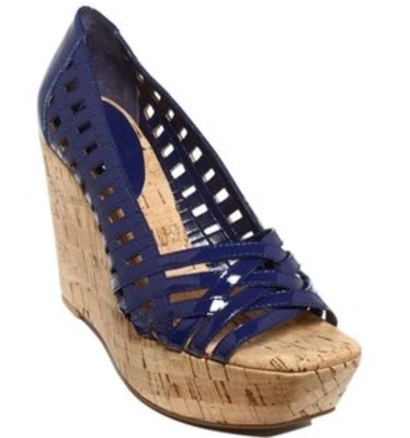 Zapatos de salón Jessica Simpson Tamandy púrpura pasión plataforma de corcho cuña talla 9,5 M Foto 1 de 4