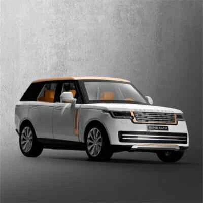 1/24 Range Rover SUV Alloy Car Model Diecast Off-road Vehicles Sound Light Toy - Image 1 of 4