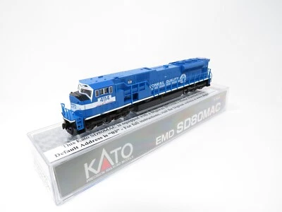 Kato N 176-5515-DCC Conrail CR #4114 EMD SD80MAC Diesel Locomotive Freight Train - Image 1 of 4