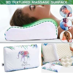THAILAND LATEX MEMORY PILLOW ORTHOPAEDIC NECK BACK HEAD SUPPORT CONTOUR PILLOWS - Picture 1 of 15