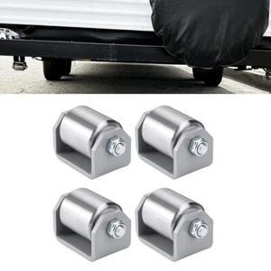 Weld-On 4PK Heavy Duty Micro 2" Steel Rollers for RV & Trailers with Fitting - Picture 1 of 22