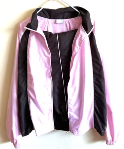 Danskin Now Womens XXL Pink Black Windsuit Athleisure 2-Pc Workout Polyester - Picture 1 of 10