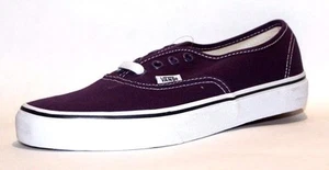 Vans Unisex Auténticas Tenis de Monopatín de Lona Sólida, Púrpura Ciruela/Blanco Verdadero - Imagen 1 de 9