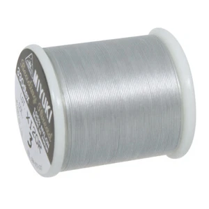 Fil à enfiler pour rocailles Delica, 0,27 mm, bobine 50 m, 1 bobine, argent - Imagen 1 de 2