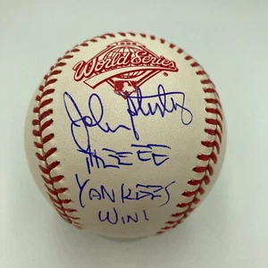 John Sterling "The Yankees Win!" Signed 1996 World Series Baseball JSA COA - Picture 1 of 4