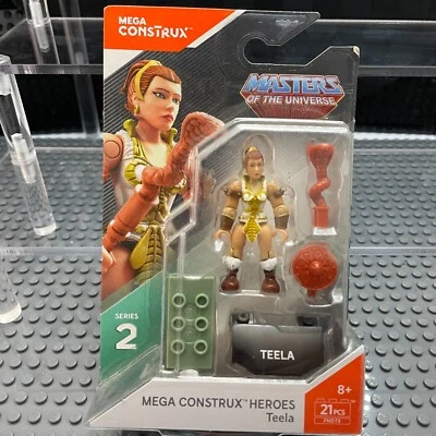 Mega Construx Masters of the Universe MOTU Teela Heroes Series 2 NEW SEALED - Image 1 of 3